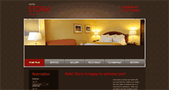 Desktop Screenshot of hotel-storm.com